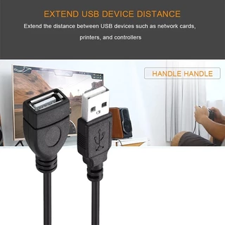 สายต่อยาว สาย USB 2.0 M/F ต่อเพิ่มความยาว USB EXTENSION CABLE ใช้งานดี ตัวเมีย