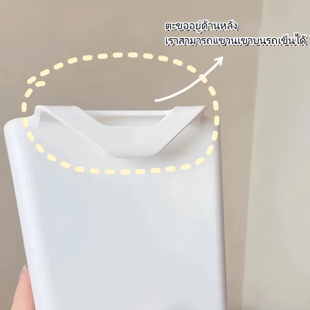 ถังเก็บแขวน ins รถเข็นง่าย ๆ ถังแขวนเก็บของกระจุกกระจิกชั้นวางติดผนัง