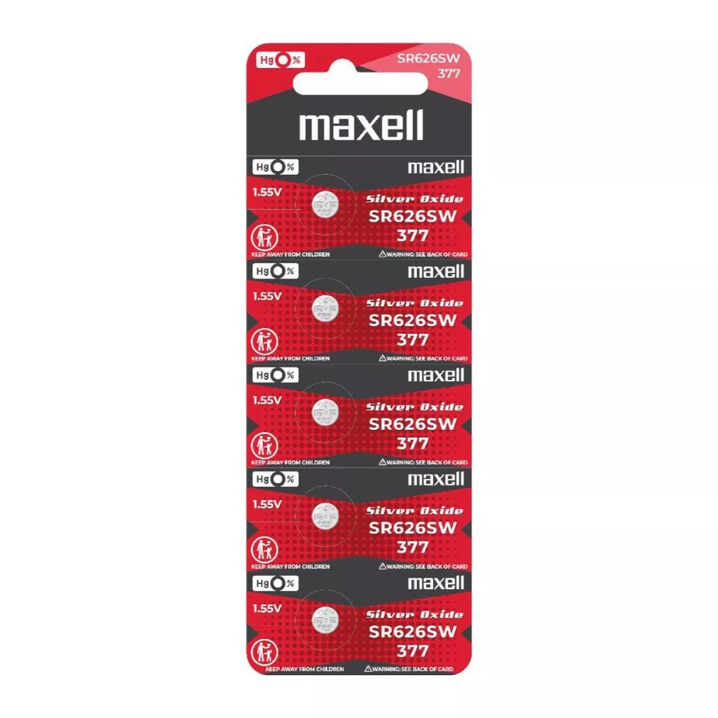 ถ่านนาฬิกา Maxell SR 416 521 621 626 726 920 927 SW 1.55V thumbnail 3