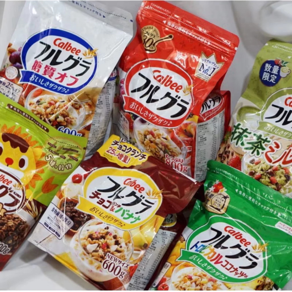 ***sale ลดราคา ถุงใหญ่!!!Calbee Granola กราโนล่า ซีเรียลธัญพืช ## ฟรุกรา ##
