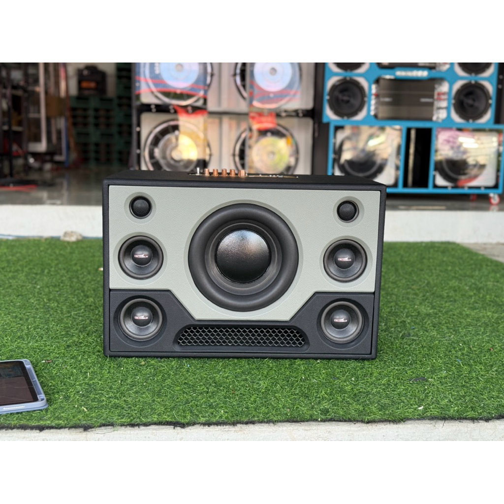 ลำโพงบลูทูธ ซับ 10” เบสหนัก 1000W ไฟ 2 ระบบ+คาราโอเเกะ ครบจบ ราคาถูกสุด