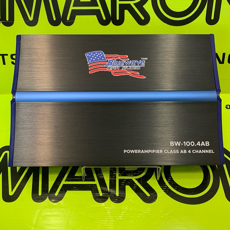 เพาเวอร์แอมป์รถยนต์ BW-100.4AB | คลาส AB ขับเสียงกลางแรงๆ 4CH 1000W RMS เสียงแน่น ชัดทุกย่าน
