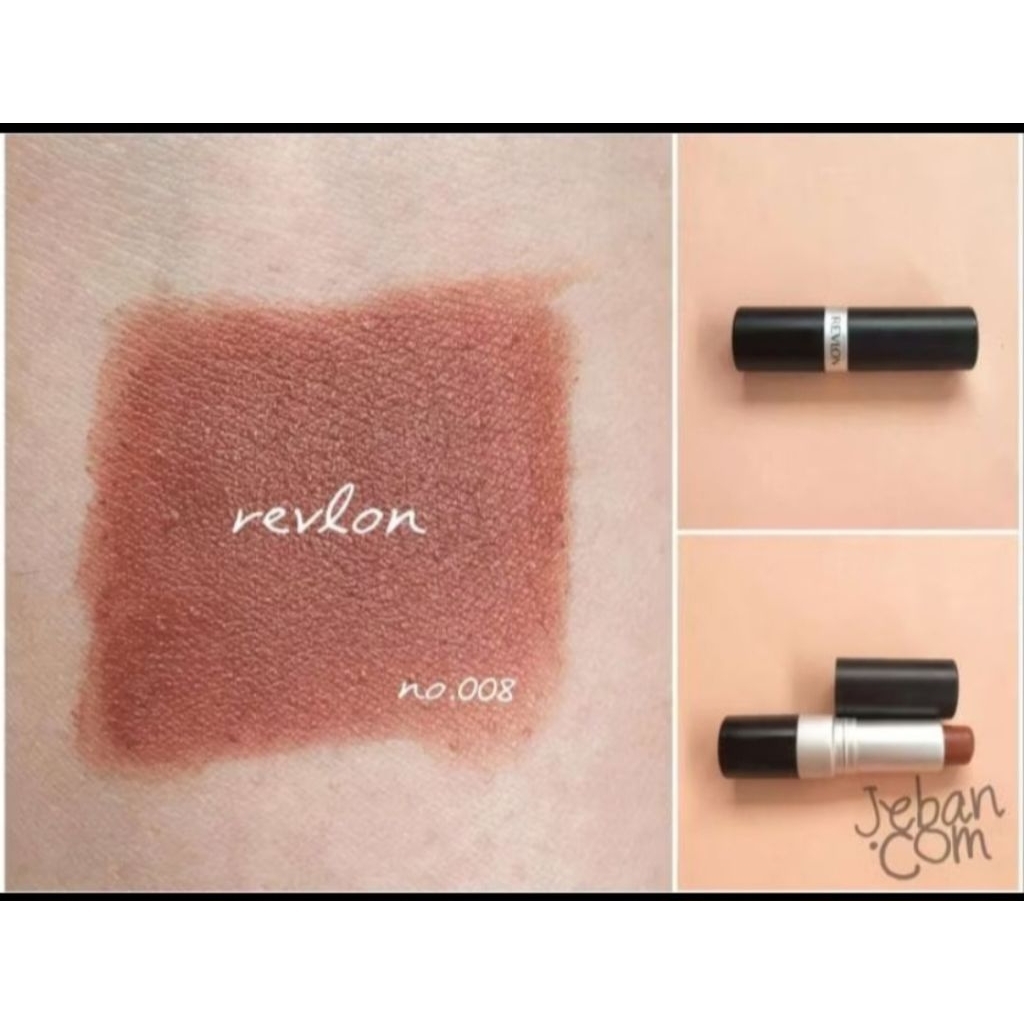 REVLON ลิปแท่งดำ ในตำนาน เบอร์ 008 COCOA CRAVING