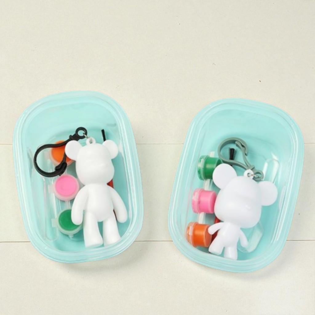 ชุดโมเดลหมีเทสี หมีเทสี DIY ของเล่นศิลปะ มีชุดพร้อมทำ  1 ชิ้น (พร้อมส่งในไทย!!)