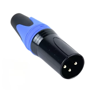 10ชิ้น คละสี หัวแจ็ค XLR แบบตัวผู้ (Male) และตัวเมีย (Female) เข้าสายสัญญาณเสียง สำหรับไมโครโฟน มิกเซอร์ และอุปกรณ์เสียง