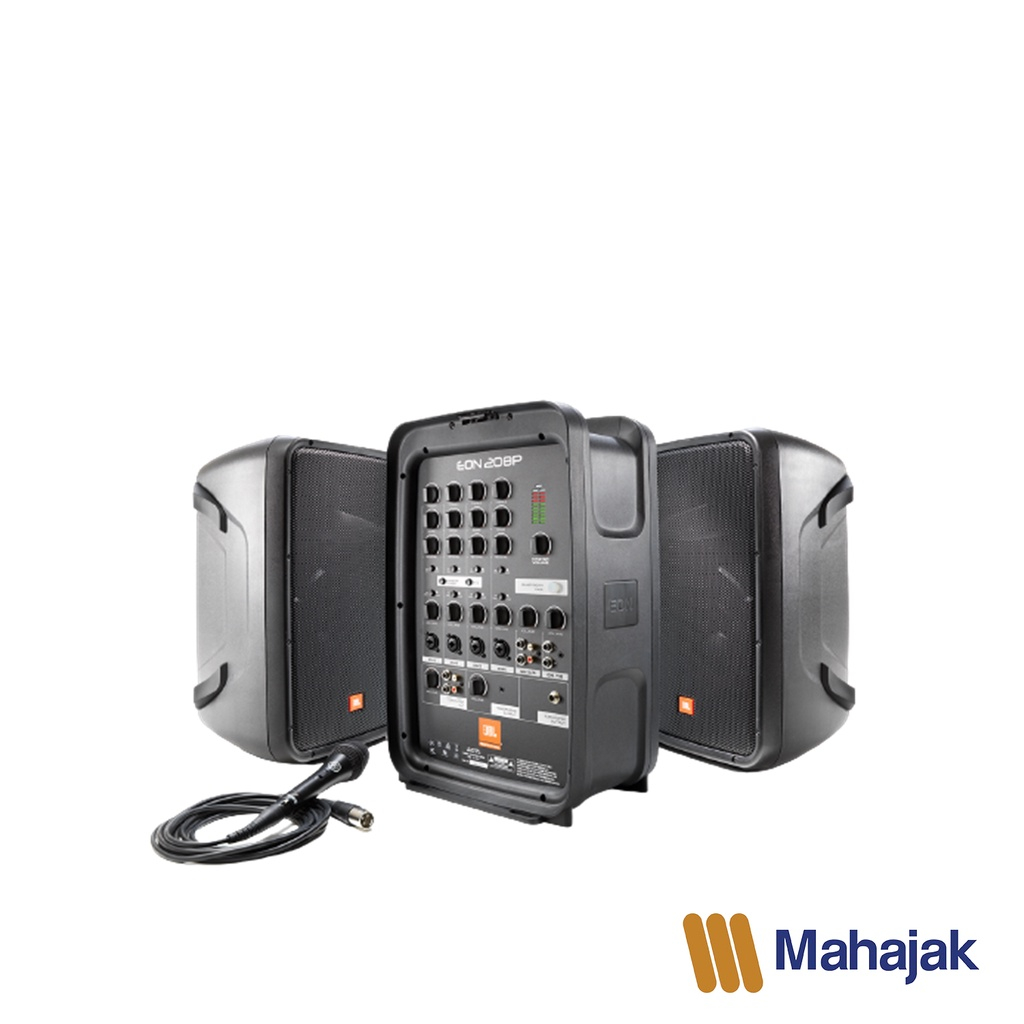 EON 208P Packaged 8" 2-Way PA with Powered 8-Channel Mixer and Bluetooth®