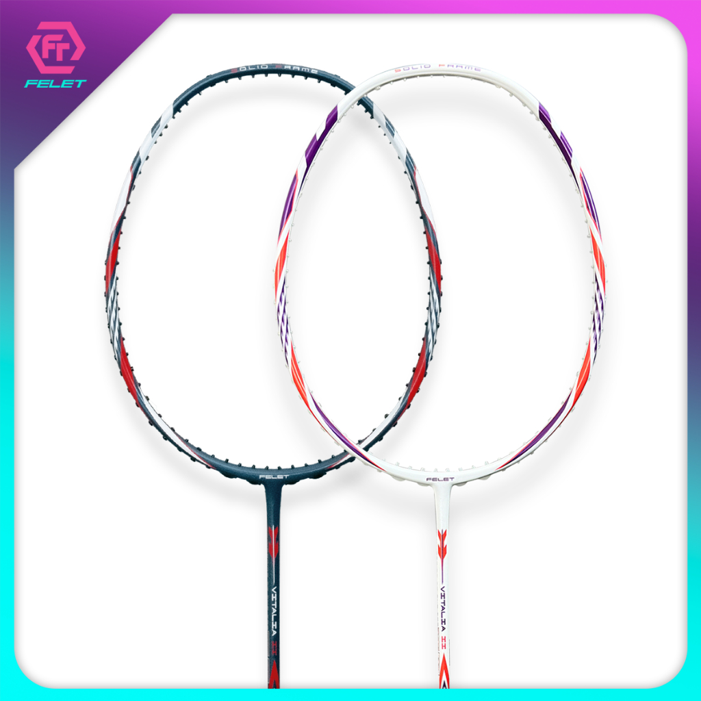 FELET ไม้แบดมินตัน รุ่น VITALIA (4U) แถมเอ็น คละสี + ซองหนัง
