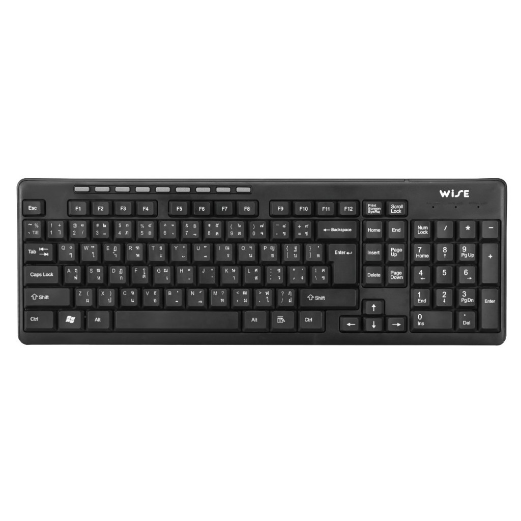 WISE KB300 MULTIMEDIA WIRED KEYBOARD(IP7-001245)