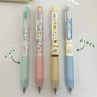 Oniso x Sanrio ปากกาเจล 9133 ลิขสิทธิ์แท้ สีน้ำเงิน 0.5 มม. หมึกกันน้ำ Kitty/Hapidanbui/Marumofubi
