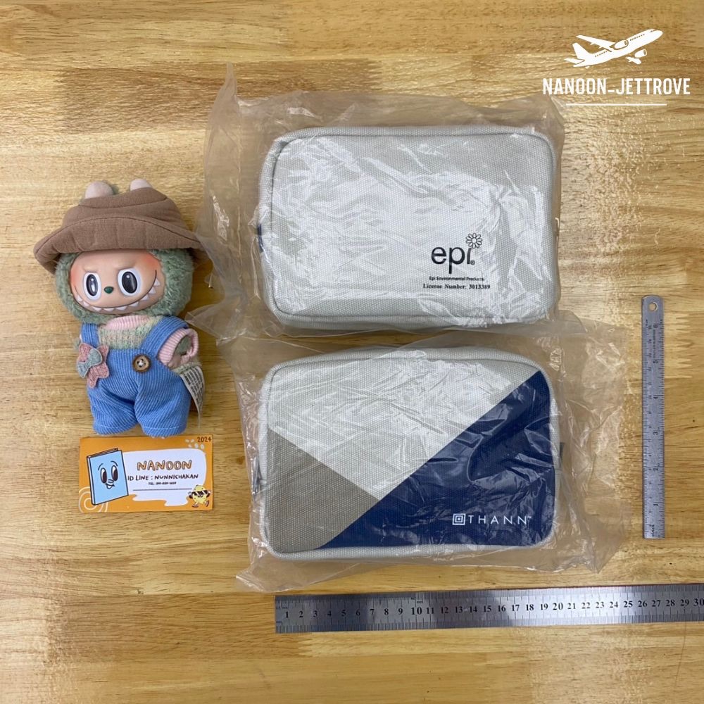 ✈️ NEW Amenity Kit By Bangkok Airways Business Class | แบรนด์ THANN ของแท้อยู่ในถุงซีล