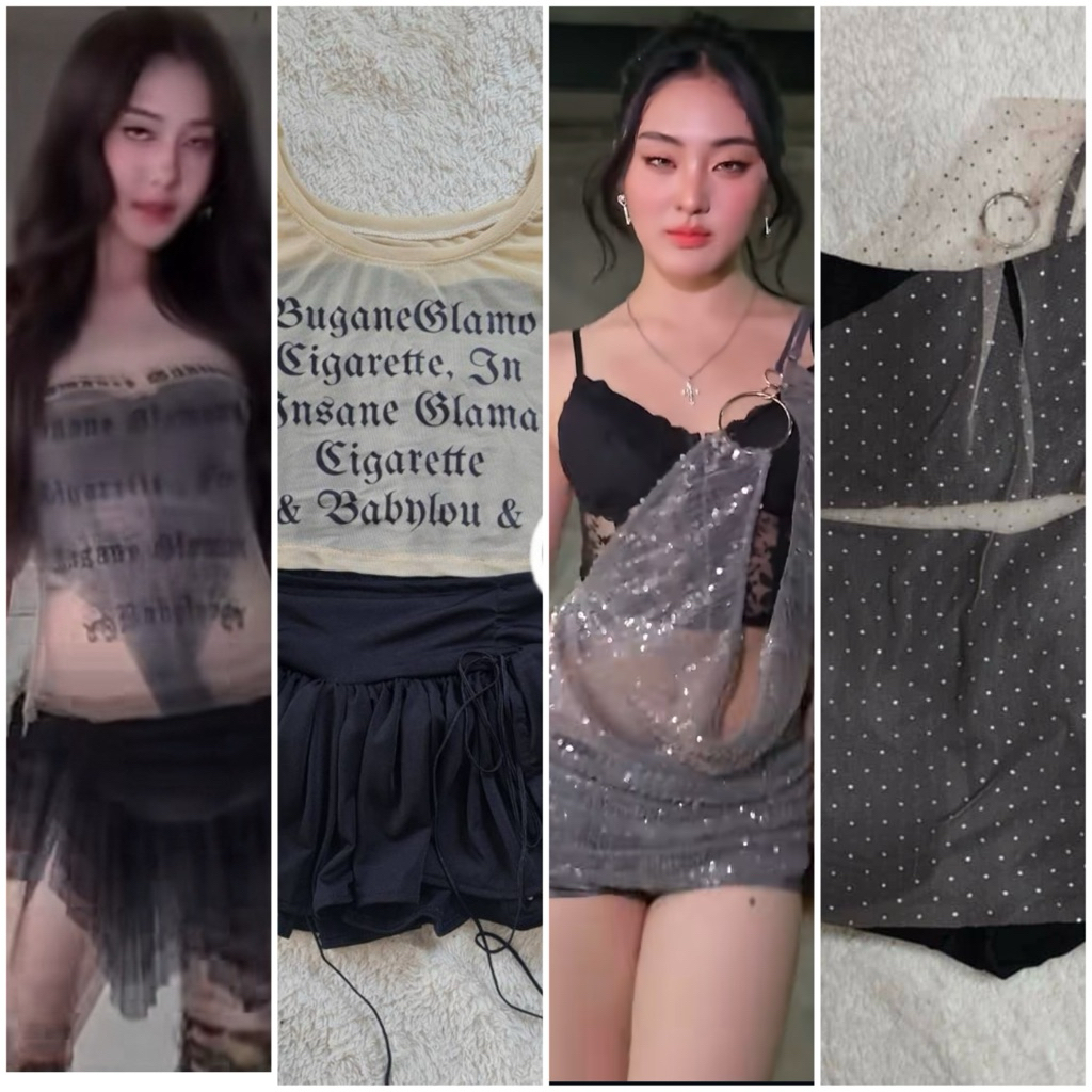 BABYGAGA 🤫🖤 4Eve Keep A Secret ชุด4Eve ✂️ รับตัดชุด ชุดเต้น ชุดโคฟ ชุดโคฟเวอร์ TPop T-Pop ชุดTpop ชุ