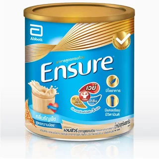 เอนชัวร์เวย์ธัญพืชสูตรหวานน้อย EXP4/03/27 🛵จัดส่งทุกวัน ขนาด850G ENSURE