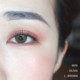 Mini Olivia Gray / Brown / Light Brown [-50ถึง-1000] By Kittykawaii คอนแทคเลนส์