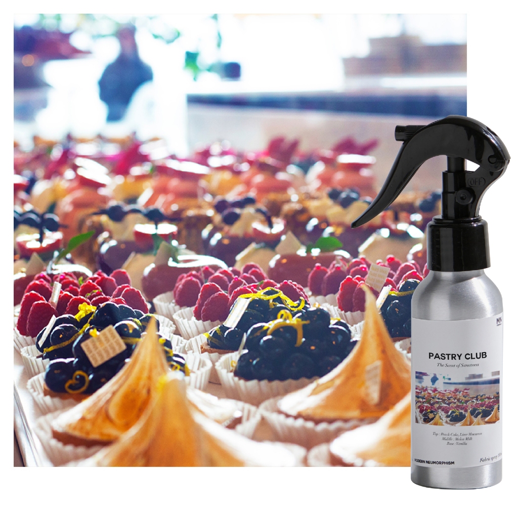 MN Formula Fabric Spray กลิ่น Pastry Club สเปรย์หอมฉีดผ้า สเปรย์ฉีดผ้า กลิ่นขนมหวาน เมล่อน วนิลา