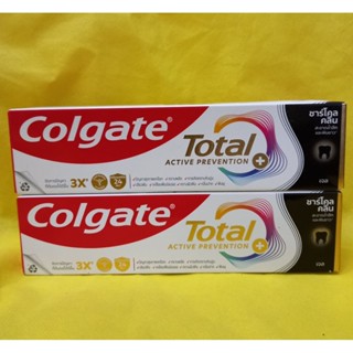 [แพ็คคู่] สูตรใหม่ Colgate Toothpaste Total Charcoal Deep Cl…