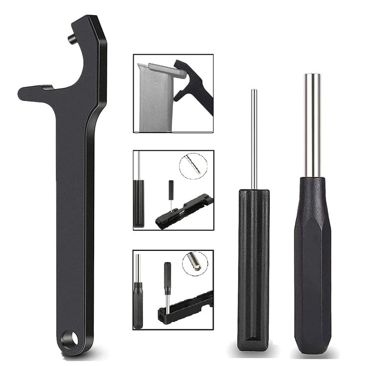 ฐานประแจหกเหลี่ยมเครื่องมือตัดปลาย Glock เครื่องมือมองหน้าเครื่องมือแม่เหล็กแผ่นถอดออก - รูปที่ 3