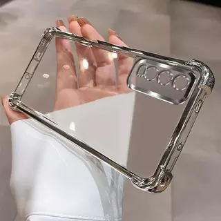 เคสใส กันรอยเลนส์กล้อง สำหรับ Vivo Y20 Y20S Y20I Y12A Y12S Y3S Y11 Y12 Y15 Y17 เคสขอบสี กันกระแทก หรูหรา
