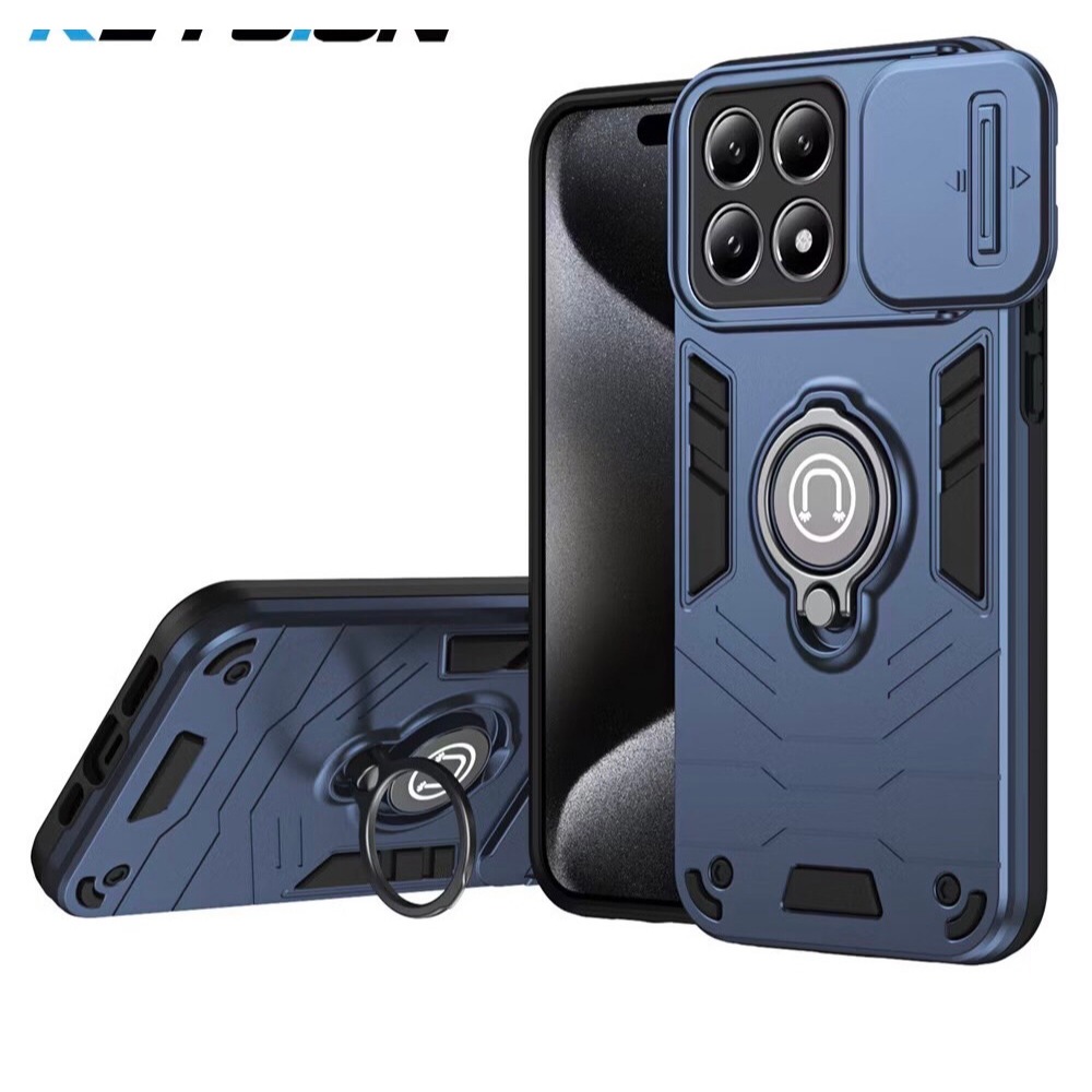 เคสสไลด์กล้อง สำหรับ Xiaomi Mi14T Mi14Tpro Mi10T Mi10Tpro เคสหุ่นยน สไลด์กล้องกันกระแทก