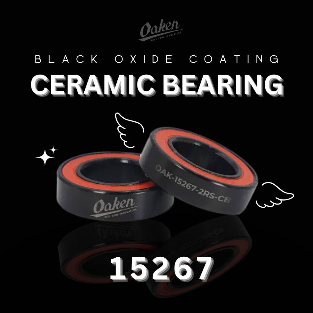 OAKEN Black Oxide Coating Ceramic Bearing