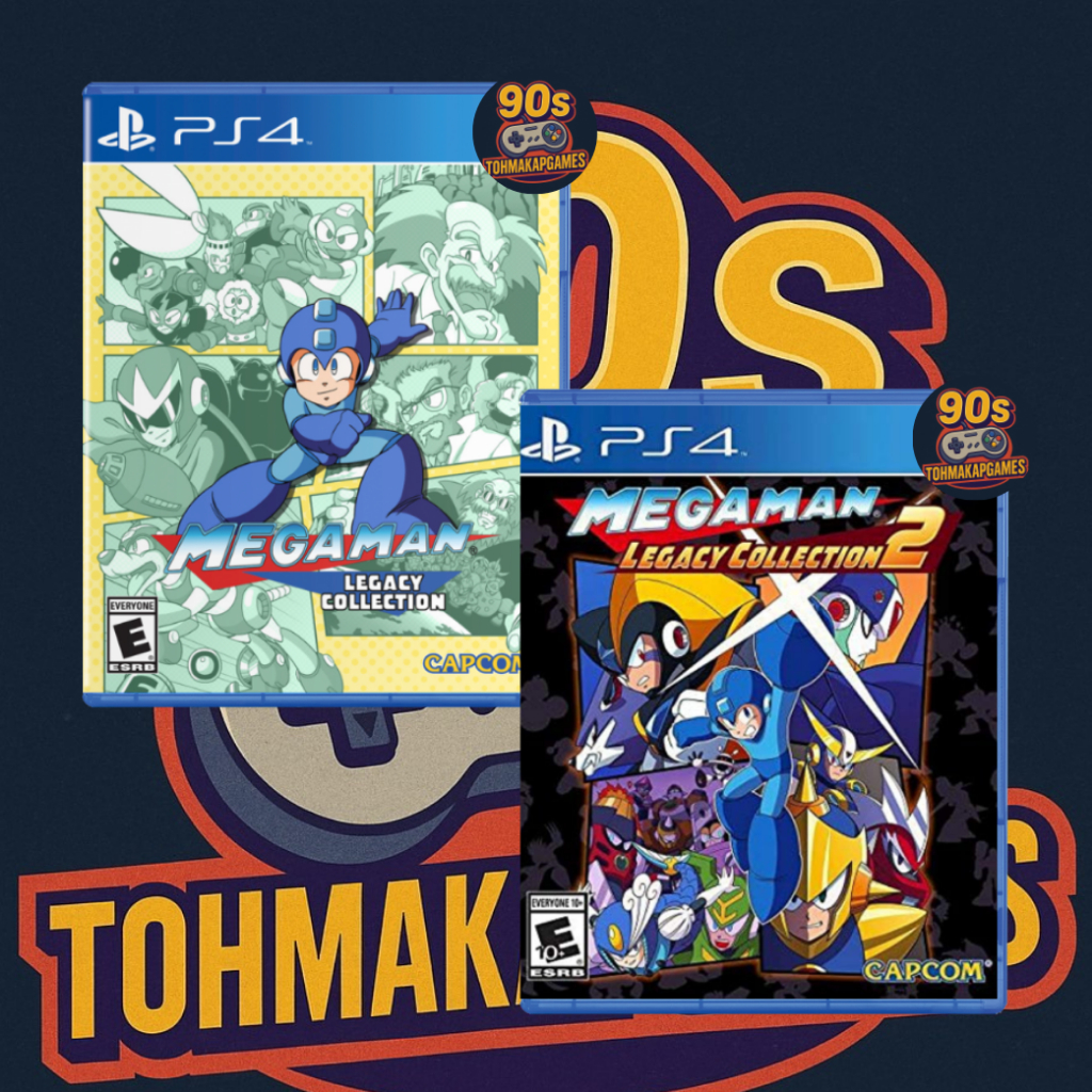 (มือ2)(Rare) แผ่นเกม PS4 : Mega Man Legacy Collection / Mega Man Legacy Collection 2