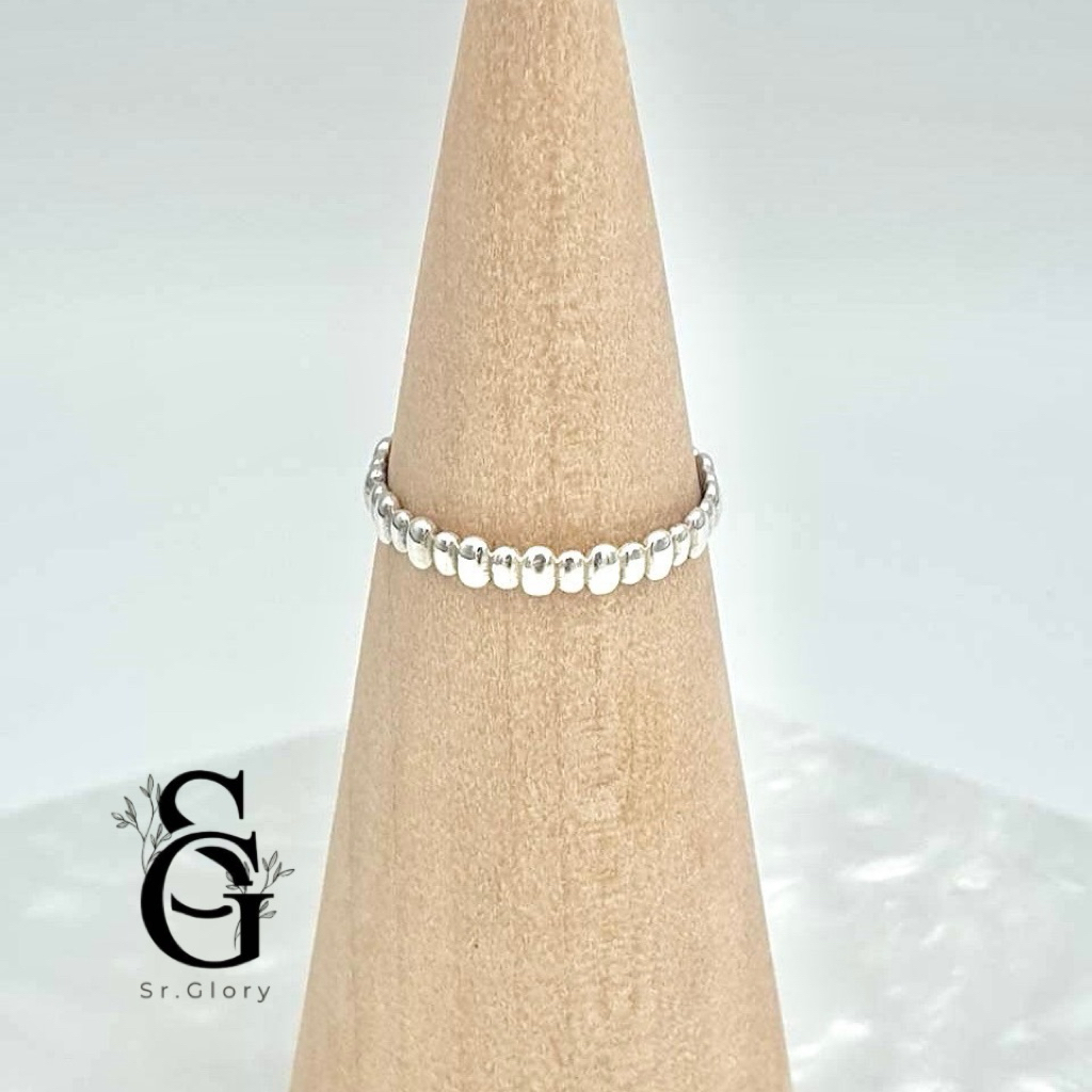 Sr.Glory แหวนเงินแท้ 92.5% แหวนสไตล์มินิมอลง