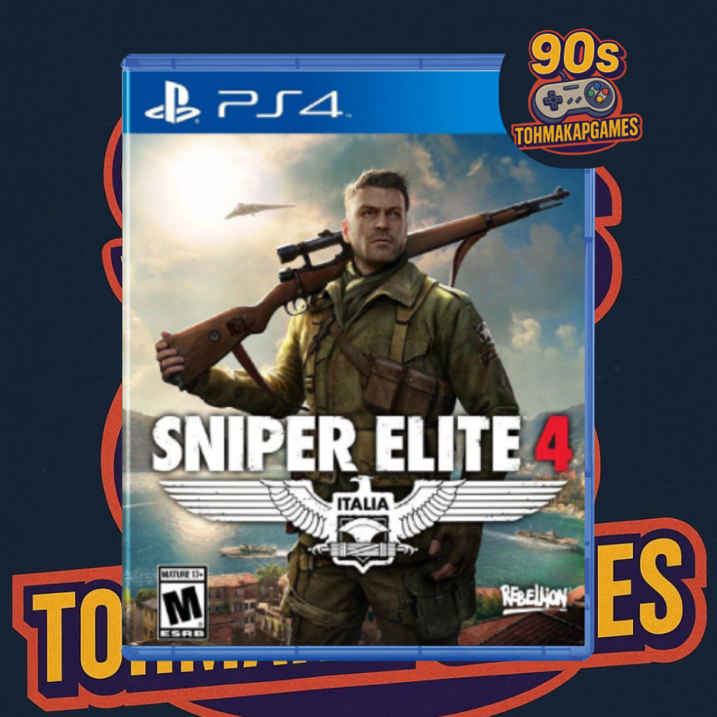 (มือ2) แผ่นเกม PS4 : Sniper Elite 4