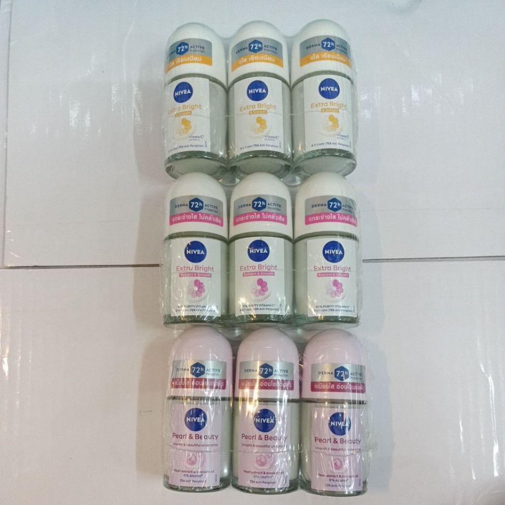 1 แพ็ค 3 ชิ้น โรลออน หญิง นีเวีย NIVEA ROLL ON 25มล.