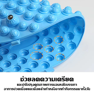 HOPTECH แผ่นนวดเท้า มีจุดสัมพัสแม่เหล็ก ช่วยให้ผ่อนคลาย เสริมนวดจุด ระบบไหลเวียนเลือดดี บริการส่งด่วน
