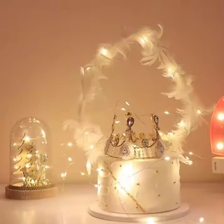 ( รวมแบตเตอรี ่ ) ไฟ LED String Fairy 3 โหมดโคมไฟตกแต ่ งในร ่ มและกลางแจ ้ งกันน ้ ํา