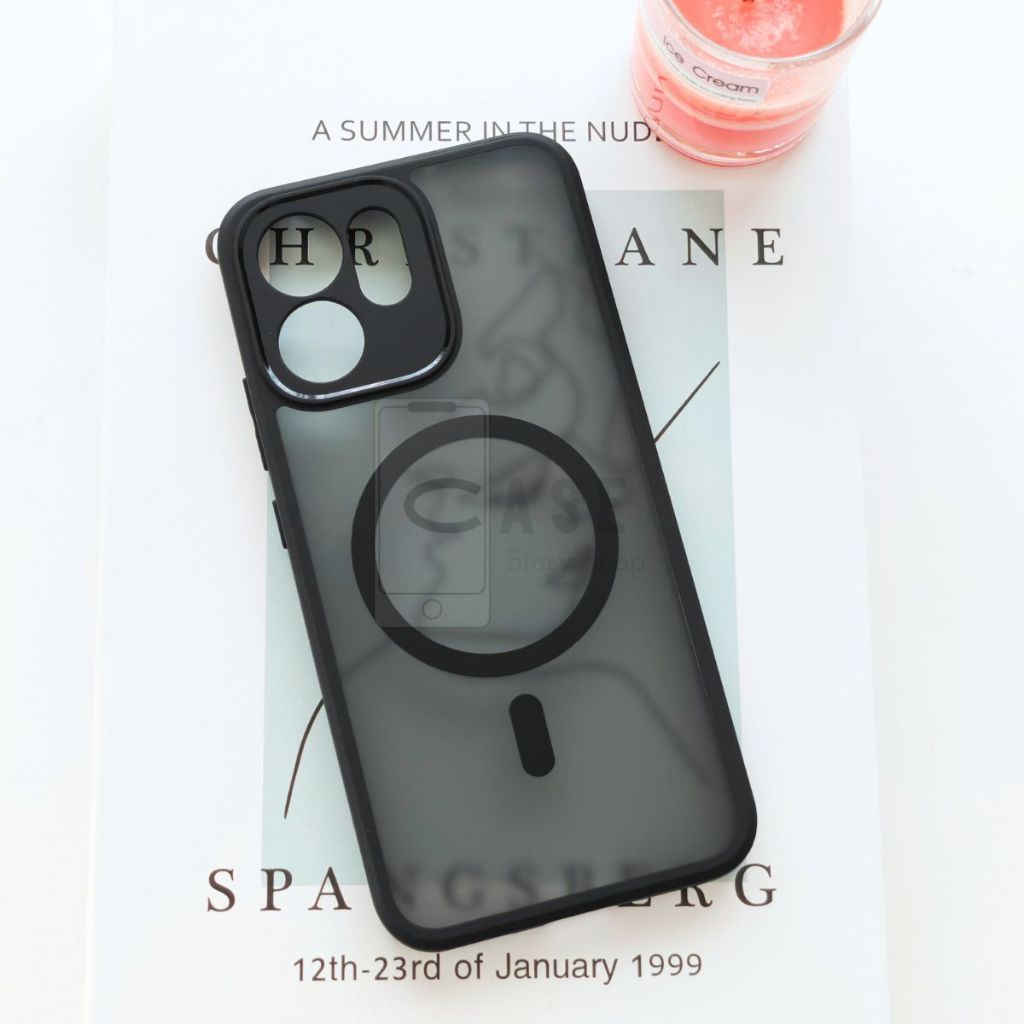 เคส OPPO Reno 14 Pro / 13 Pro / 14F 13F / 15 Pro มีแม่เหล็ก กันกระแทก ฝาหลังแข็ง Frosted Case ราคา ถูกที่สุด ดีลบีเคเค แกลเลอรีภาพที่ 3
