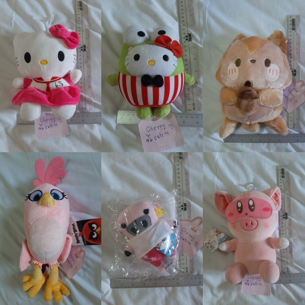 ตุ๊กตาตู้คีบ ตุ๊กตา kitty Mcdonald's ,ผ่าห่ม AirAsia พร้อมส่ง!💗