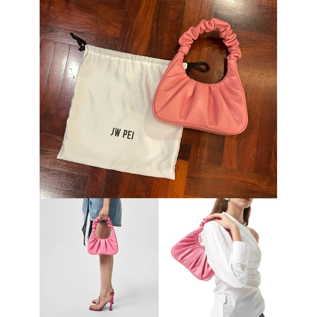 Used กระเป๋า แบรนด์ JW Pei ของแท้ สีชมพู