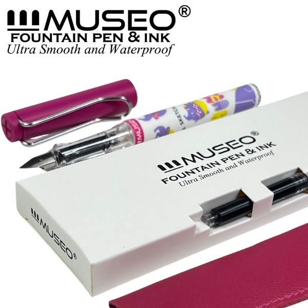 Museo Fountain Pen Limited ปากกาหมึกซึมหัว F พร้อมหมึกหลอดกันน้ำ 1 หลอด