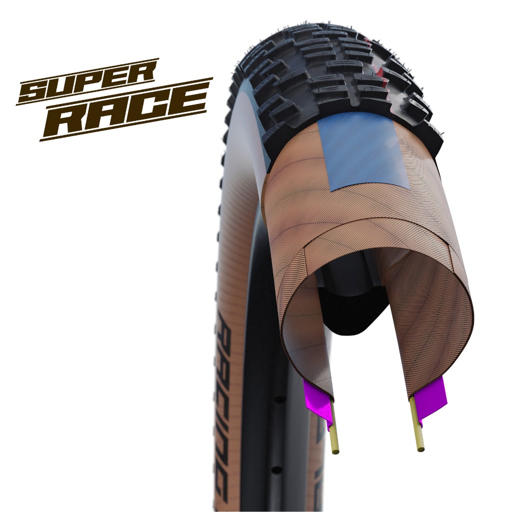 ยางนอกจักรยาน SCHWALBE THUNDER BURT Evolution ADDIX Speed Super Race 29X2.10 TUBELESS EASY ขอบพับ