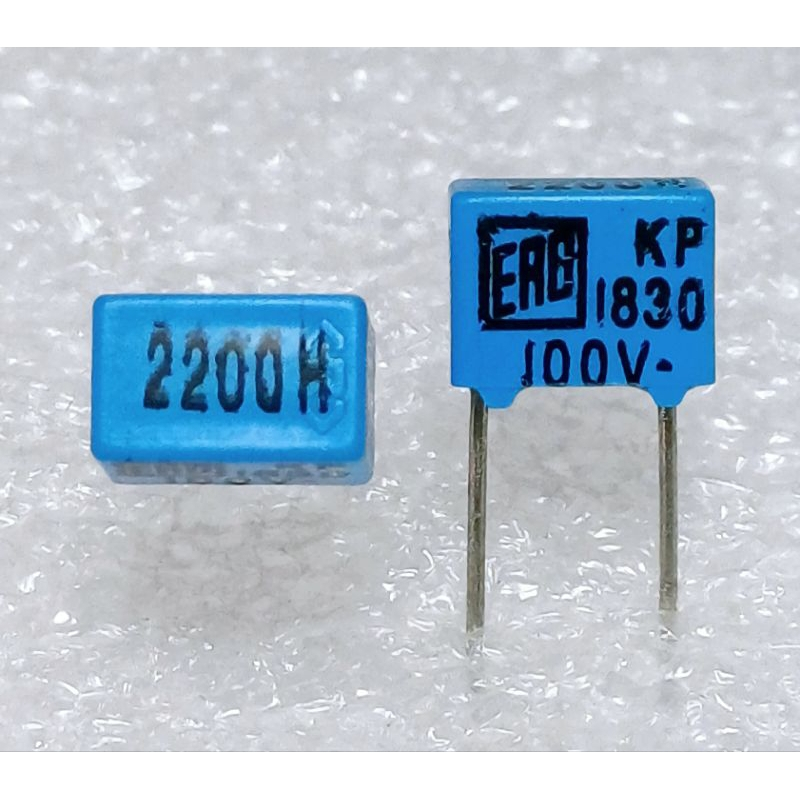 ERO KP1830 0.0022uf 222 2.2nf 100v Polypropylene Polyester Capacitor ตัวเก็บประจุ โพลีเอสเตอร์ คาปาซ