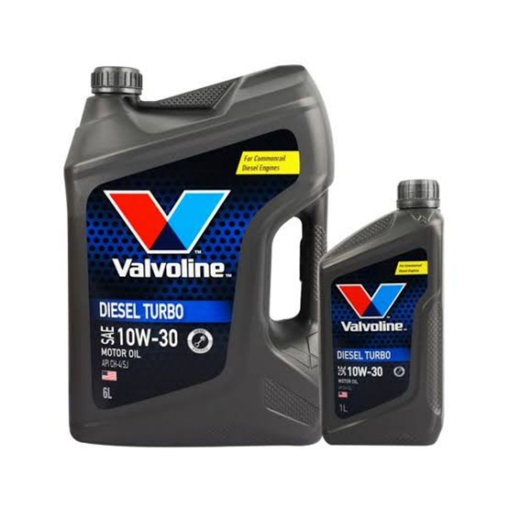 ตรงปกน้ำมันเครื่อง วาโวลีน ดีเซล VALVOLINE DIESEL TURBO 10W-30 กีงสังเคราะห์ **กดเลือกปริมาณ 6 ลิตร / 6+1 ลิตร / 8 ลิตร*