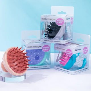 Poli Pola Scalp Massager Brush พร้อมส่ง! แปรงสระผม แปรงสปาหนังศีรษะ ทำความสะอาดเส้นผม นวดหนังศีรษะ