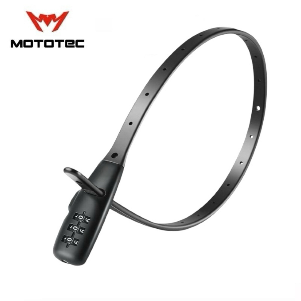 MOTOTEC MT-ZL01 สายล็อคเคเบิลไทร์กันขโมยพร้อมระบบล็อคใส่รหัส ทนทาน น้ำหนักเบา พกพาสะดวก (รับประกันสินค้า 1 ปี)