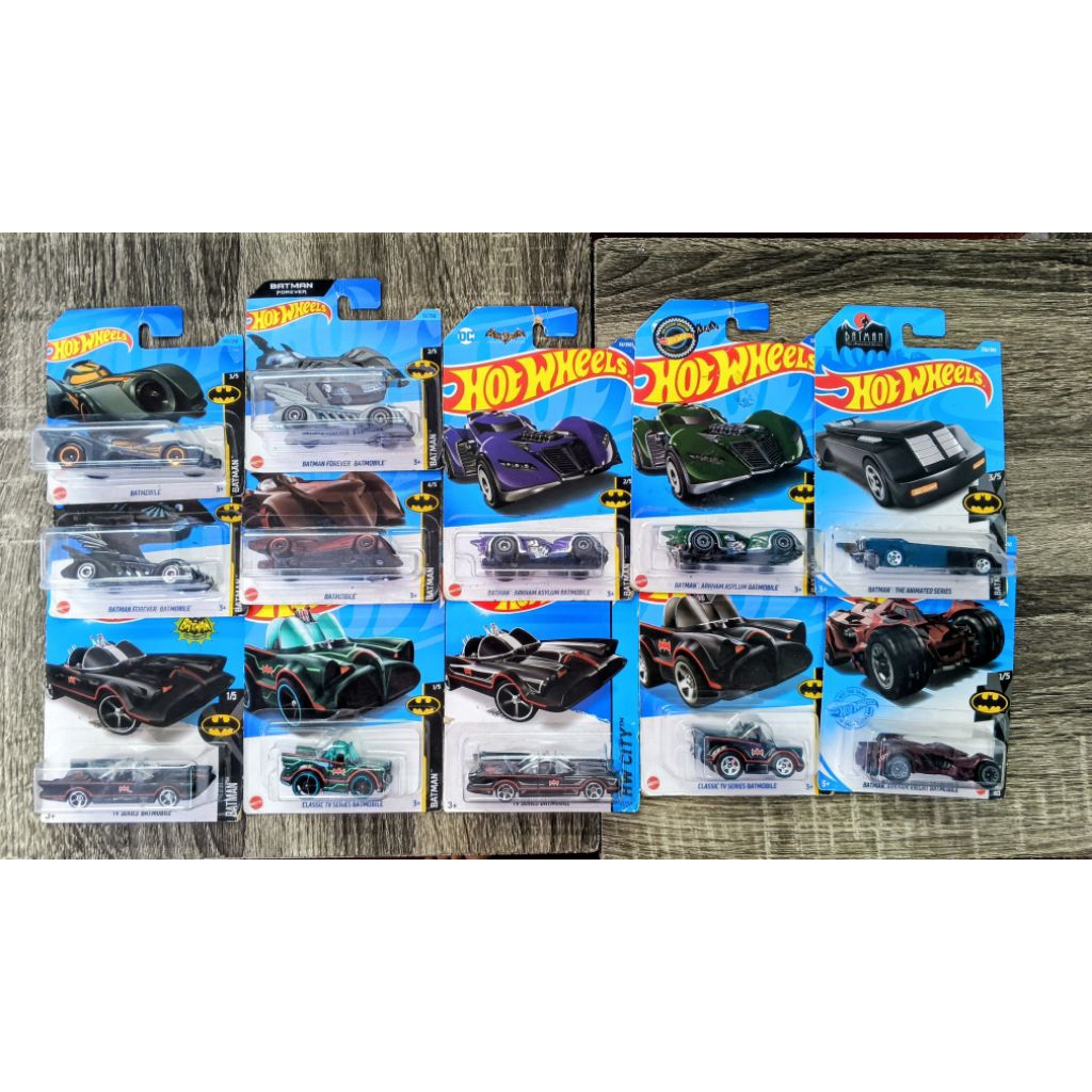 Hotwheel DC; Batman batmobile  collection ลิขสิทธิ์แท้