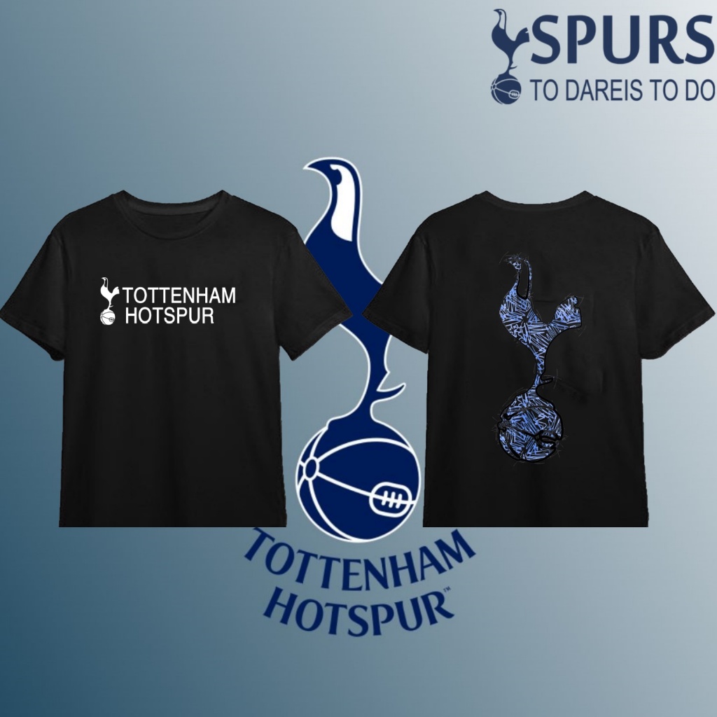 NEW 2025 เสื้อยืด Tottenham Hotspur (SPURS) T-shirt ไม่จำกัดเพศ ผ้าฝ้ายเนื้อนุ่ม  แฟชั่นฤดูร้อน S-5X