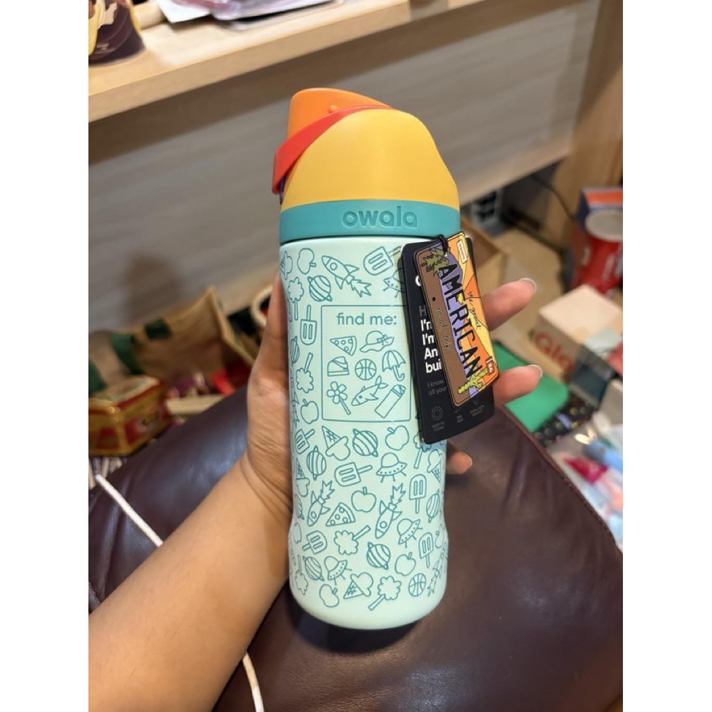 แก้วเก็บอุณหภูมิ Owala สีฟ้า ความจุ 16 oz - รูปที่ 5