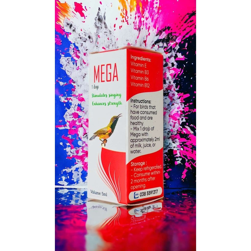 Mega Vitamin วิตามินสำหรับนกจากประเทศเวียดนาม