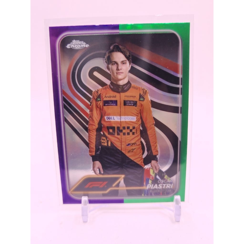 การ์ด f1 topps chrome 2024 oscar piastri