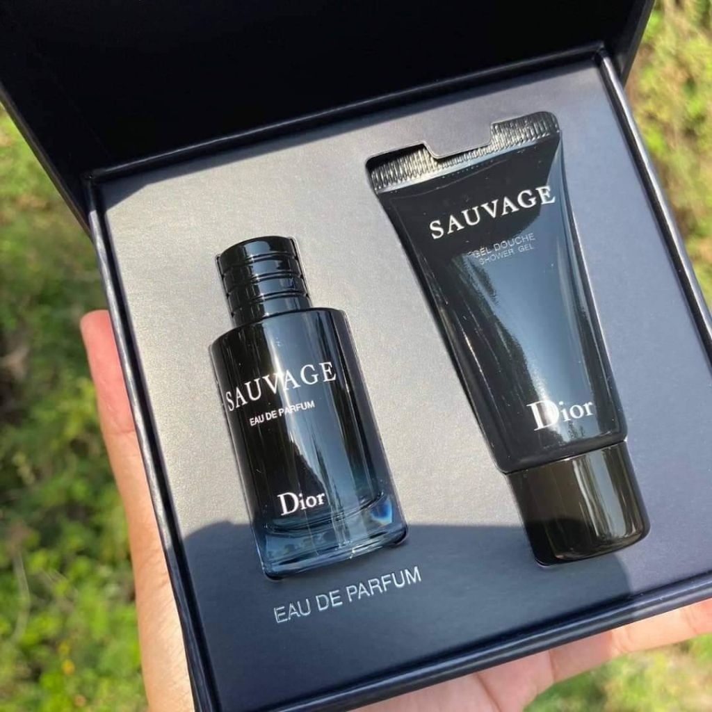 Set Dior Sauvage EDP 10ml Shower Gel 20ml