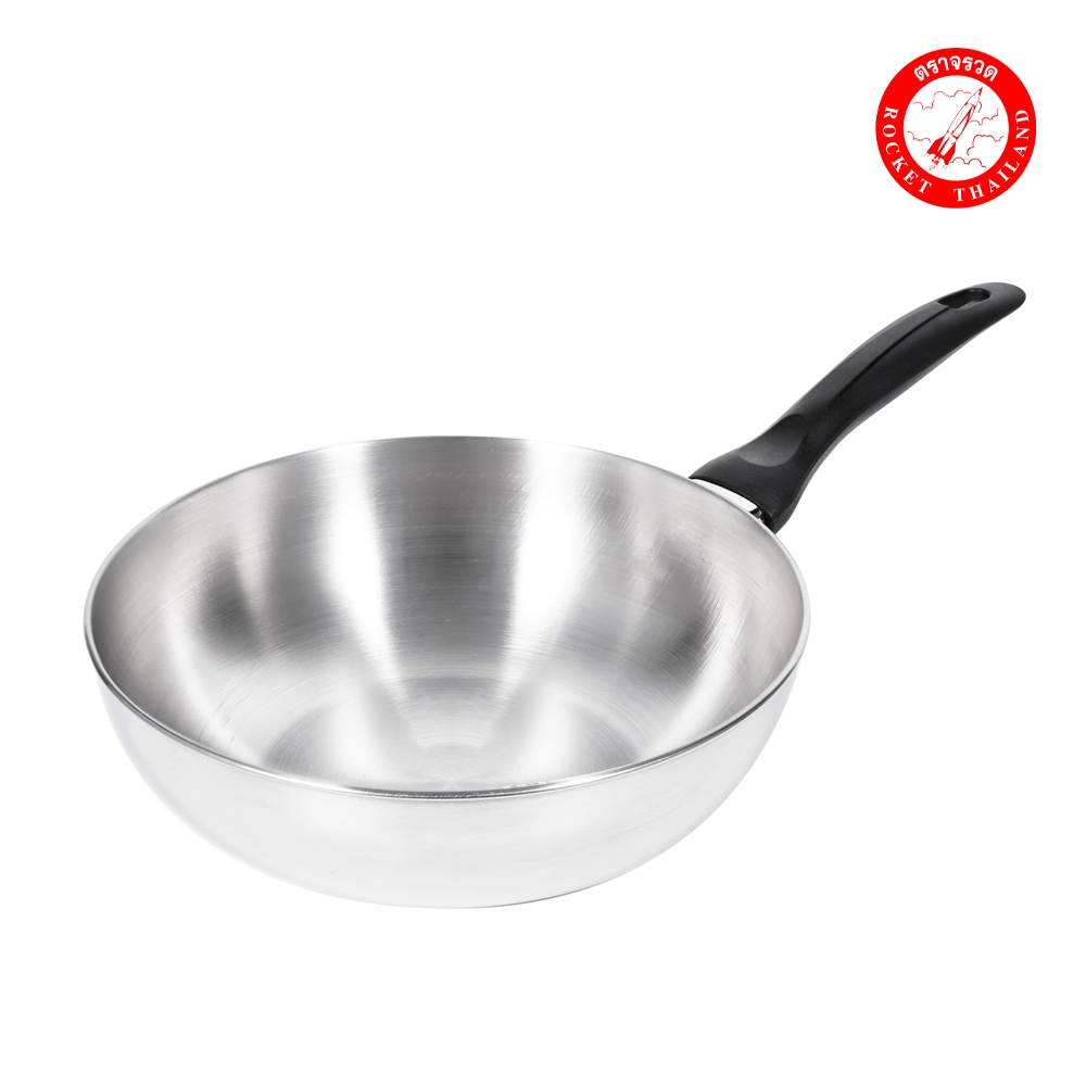 Seagull กระทะด้ามทรงลึก 28 ซม. จรวด Rocket Deep Fry Pan 28 cm