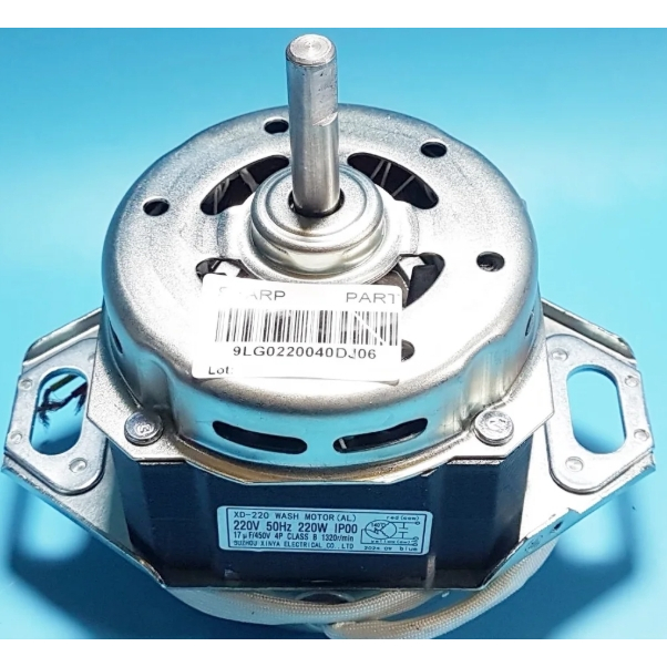 มอเตอร์ อะไหล่เครื่องซักผ้าชาร์ป Sharp (MOTOR SHARP)- 9LG0220040DJ06 ใช้กับรุ่นES-W119T-SL :ES-W159T