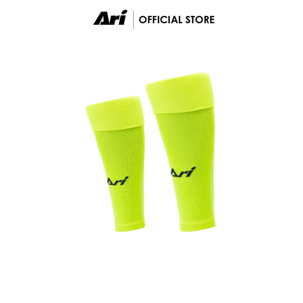 ARI SLEEVE SOCKS - VOLT (AHW1145-20) ถุงเท้าฟุตบอลตัดข้อสำเร็จรูป อาริ SLEEVE SOCKS สีเขียว