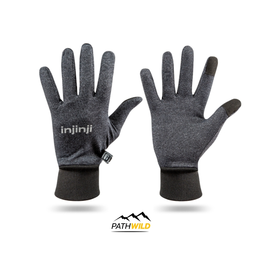 INJINJI Men's/Women's Lightweight Running Gloves ถุงมือ สำหรับวิ่งเทรล เดินtrek ใส่กันแดด ปกป้องมือจากกิ่งไม้ ก้อนหิน