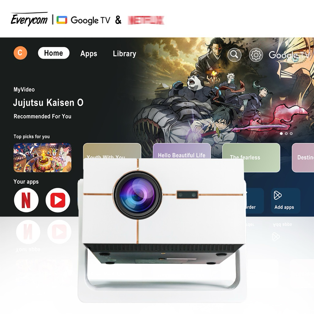 Everycom YG 628 Ultra Projector 4K