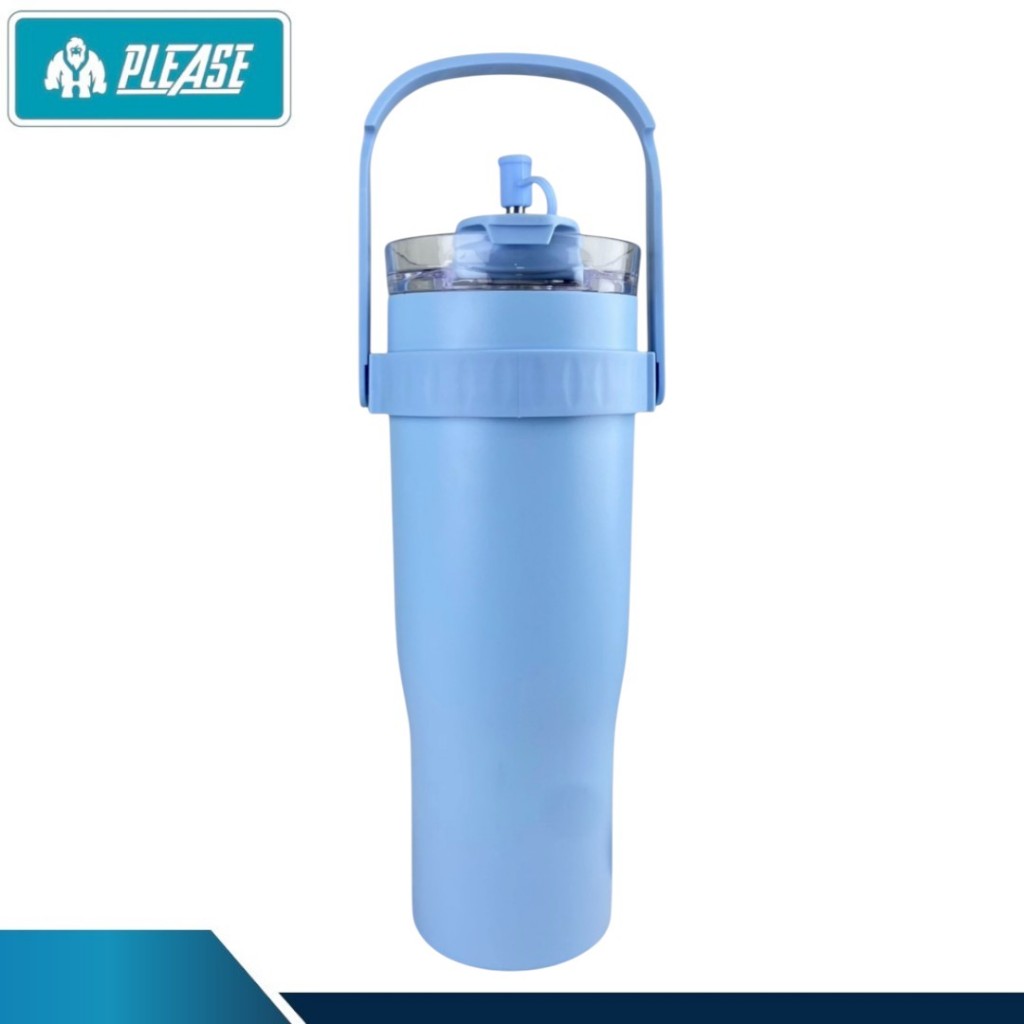 กระบอกน้ำเก็บความเย็น ขนาด1200 ml มาพร้อมหูหิ้วพรีออเดอร์ไม่เกิน 3 วัน เก็บความเย็น 8-16 ชั่วโมง พกพาง่าย ไม่เหมือนใคร ส - รูปที่ 6